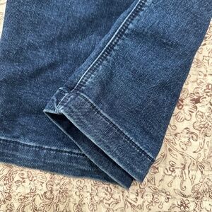 American eagle wide leg dark wash stretch jeans